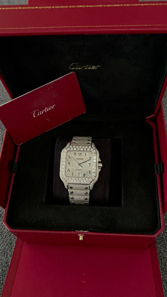 CARTIER SANTOS FULLSET (DIAMANATADO) 2023
