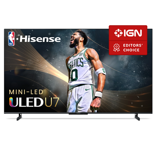 PANTALLA Hisense 75" Class U7 Series Mini-LED ULED 4K Google TV