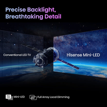 PANTALLA Hisense 75" Class U7 Series Mini-LED ULED 4K Google TV