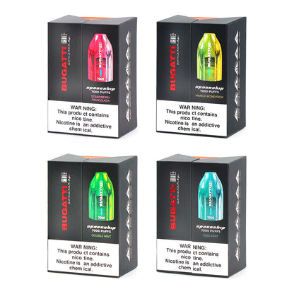 BUGATTI VAPE 7000 HITS  (100 UNIDADES )